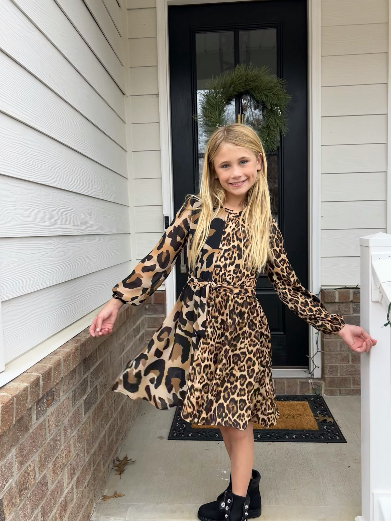 The perfect holiday party dress! Soft, flowy, leopard print, what more could you ask for?!?! 

#LTKHoliday #LTKkids #LTKparties