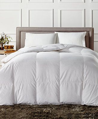 Charter Club White Down Medium Weight Comforter, Twin, Created for Macy's & Reviews - Home - Macy... | Macys (US)