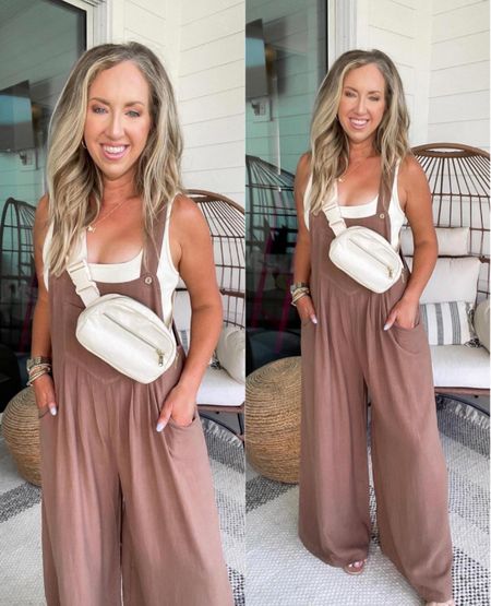Amazon vacation outfit, Amazon spring outfit Amazon summer outfit, free people look for less overalls size small

#LTKfindsunder50