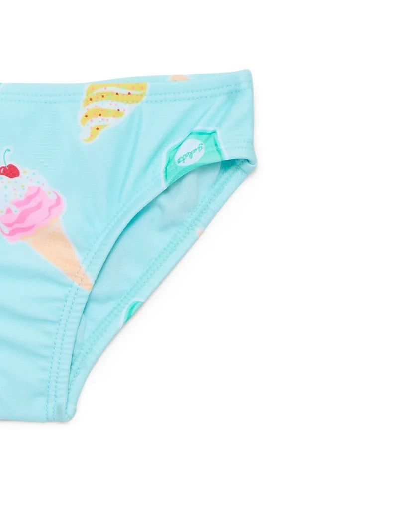 Wonder Nation Baby and Toddler Girl Ruffle Tankini Swimsuit, 2-Piece, Sizes 12M-5T | Walmart (US)