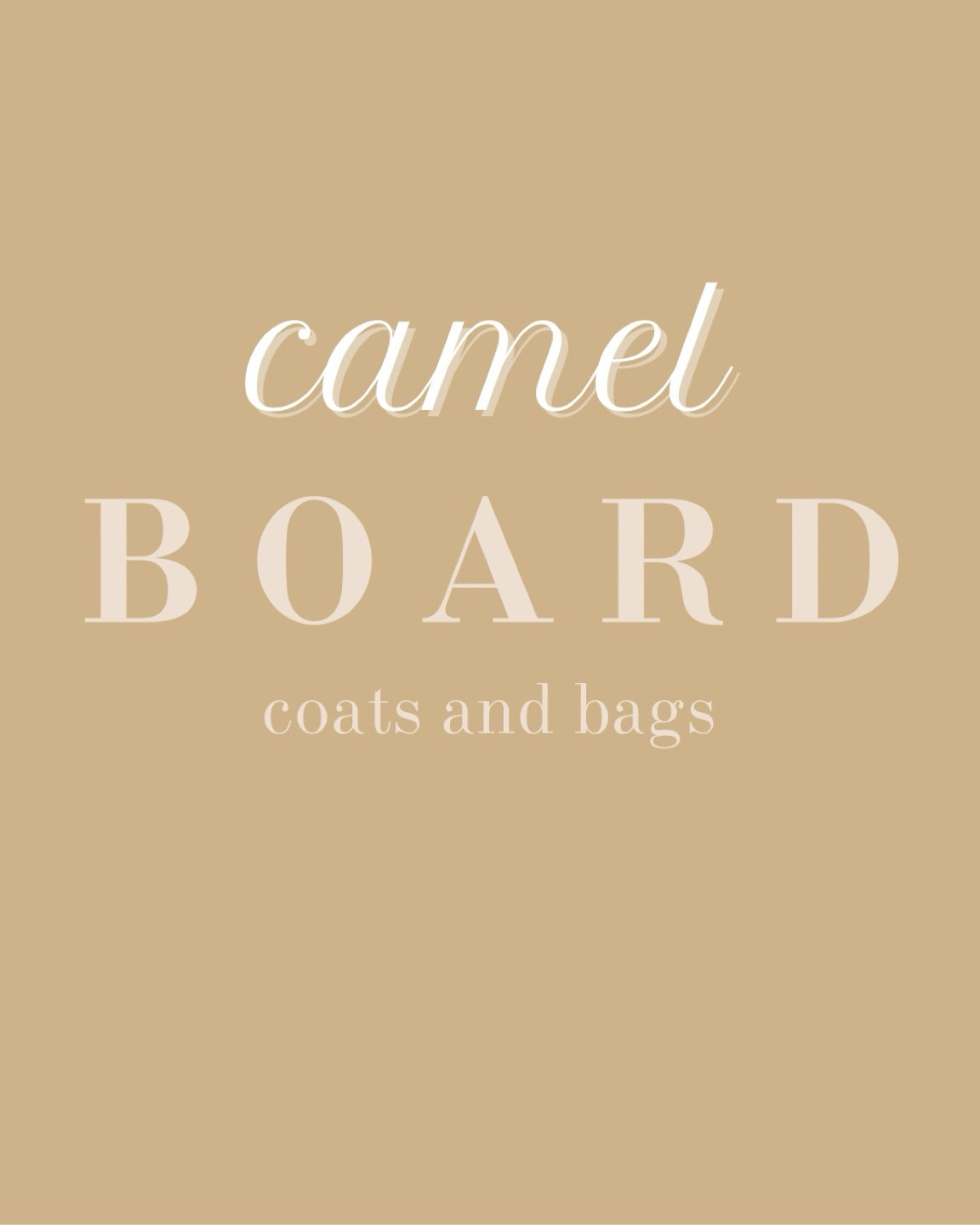 Meine Mama liebt zur Zeit die Farbe Camel - ein langer Mantel ist ihr Wunsch und wir haben ihr direkt ein Camel Board erstellt - inspiration pour ma mère 🫶🏼 

Feel inspired - aber feel free 🫶🏼