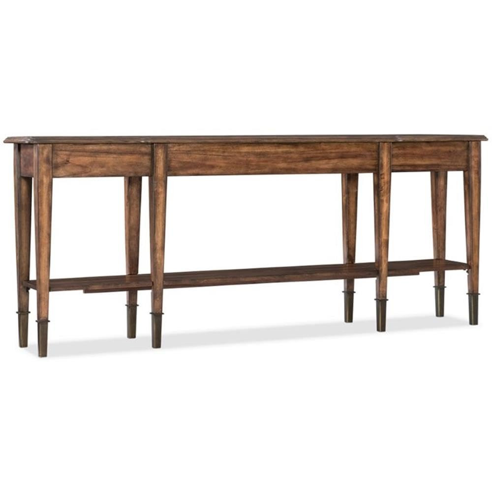 Hooker Furniture Skinny Console Table in Brown Wood-Grain Finish | Amazon (US)