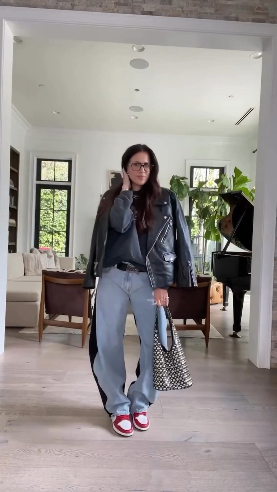Another comfortable yet stylish outfit for today when comfort and practicality are key! Errands and two clients 😉🥴 err my husband and son. I am getting them in gorgeous suits, I am imagining rich burgundy!  Fingers crossed! 

SHOP MY OUTFIT AT MY SHOPMY @kateperis. ( Download the free app) 

@Lioness ANINE BING OFFICIAL @viavia.live #creatorsearchinsights #casualoutfits #casualstyle #lioness #fashionstyling #aninebing #aninebinggirls #aninebingmuse #motojacket #motojacketsforladies #nikedunks #winteroutfits #winteroutfitideas #casualoutfitideas #casualoutfitsdaily #errandsday