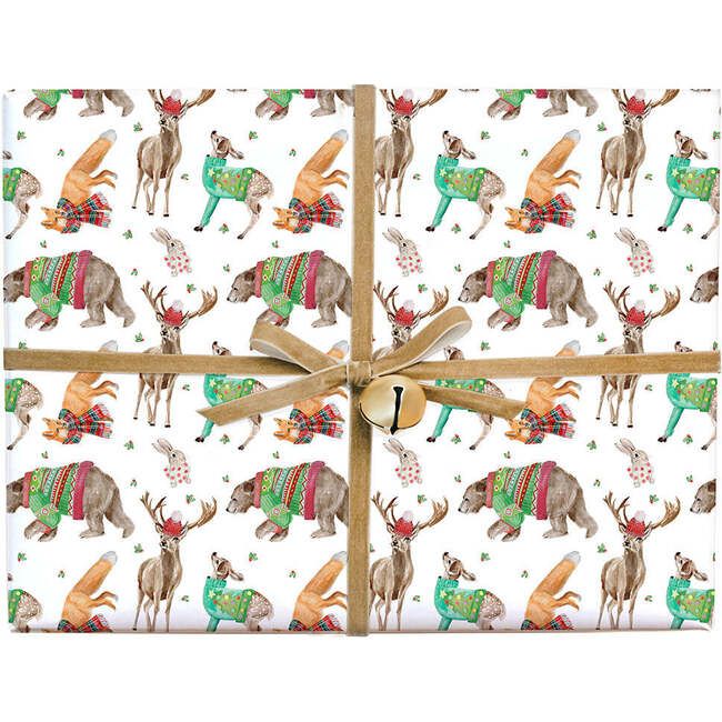 Forest Friends Holiday Gift Wrap | Maisonette