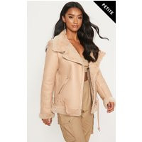 Petite Stone PU Aviator | PrettyLittleThing US