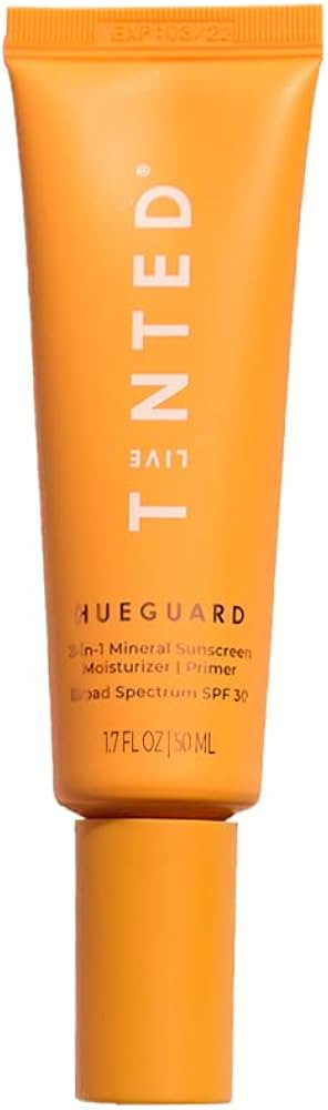 Live Tinted Hueguard: 3-in-1 Mineral Sunscreen, Moisturizer, & Primer for Face and Body, SPF 30, ... | Amazon (US)