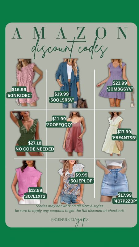 Amazon discount codes, Amazon spring fashion, Amazon spring sale, prime day, women’s spring clothes, women’s summer fashion, on sale

#LTKsalealert #LTKstyletip #LTKfindsunder50
