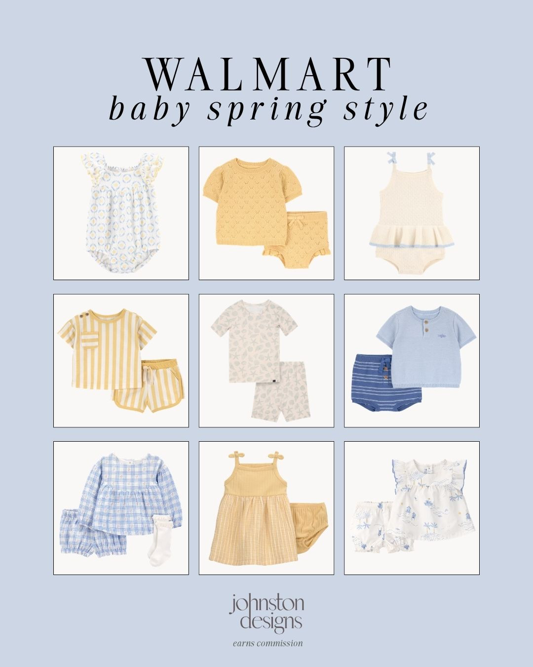 
Walmart baby spring style featuring soft knits, matching sets, rompers and neutral pastel outfits perfect for baby boys and girls. 🌼

Walmart baby, baby spring outfits, baby clothes, baby boy outfits, baby girl outfits, baby romper, baby matching set, infant outfits, neutral baby clothes, pastel baby style, toddler outfits, affordable baby clothes. 

 #LTKootd #LTKSeasonal #LTKKids