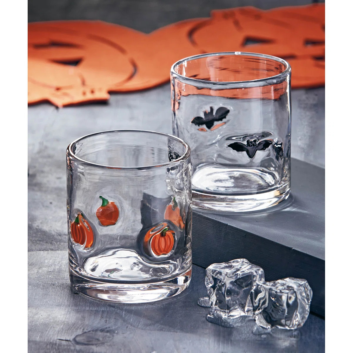 Halloween Pumpkin DOF Glassware | Wayfair North America