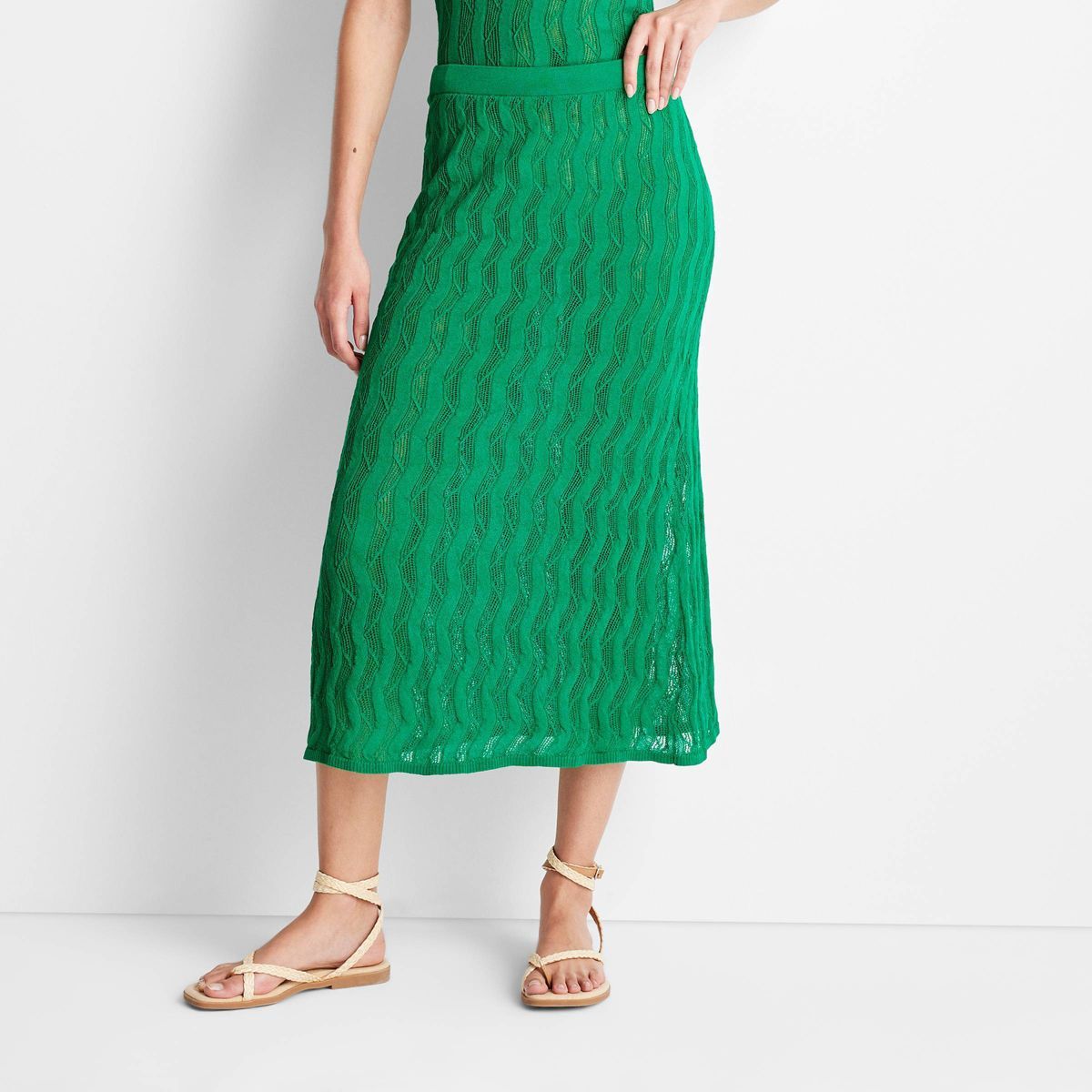 Women's Open Stitch Sweater Maxi Skirt - Future Collective™ with Jenee Naylor | Target