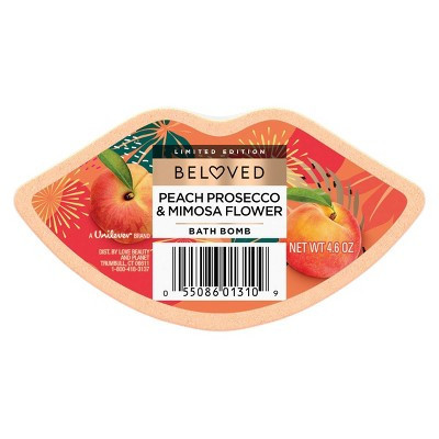 Beloved Peach Prosecco & Mimosa Flower Bath Bomb 4.6oz | Target