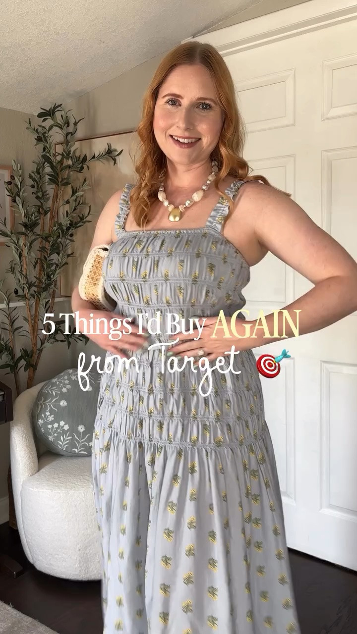 If you’re heading to @Target  soon, these are the 5 fashion finds I’d buy all over again 🤍

2 Anthro inspired dresses + 2 designer look for less sandals *PLUS* a super stretchy 💛 butter yellow Abercrombie inspired tank top are my sale picks for Target Circle Week!

These ☝🏻 are the pieces I’ve reached for again and again this summer because they look expensive without the designer price tag 🚫

If you love affordable style, Target fashion, midsize outfit ideas, and finding pieces you’ll actually wear, you’re in the right place 🌸✨ stay awhile and f0llow along @affordablebyamanda 🫶🏻

Which Target 🎯 find is your favorite? 

#TargetStyle #TargetFashion #TargetFinds #TargetHaul #AffordableFashion MidsizeFashion MidsizeStyle SummerStyle EverydayOutfits CasualStyle TargetDresses TargetShoes FashionFinds BudgetStyle StyleOnABudget AffordableOutfits WomenOver30Style OOTD FashionReels AffordableByAmanda TargetCircleWeek TargetCircle

#LTKootd #LTKgrwm #LTKSaleAlert