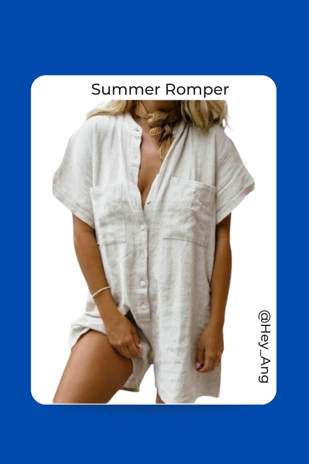 I love this Linen romper for Summer. It’s lightweight. I’d wear this with a chunky necklace and sandals for a casual day. It would also be a great swim cover up. 

#LTKootd #LTKTravel