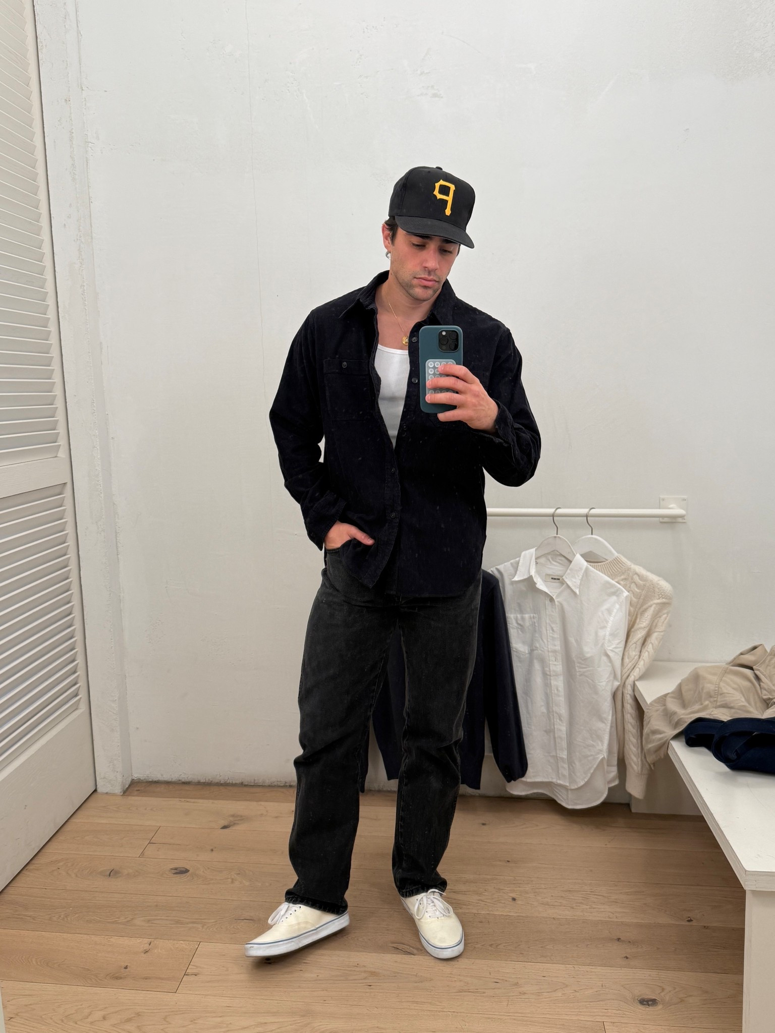 Black on black on black.