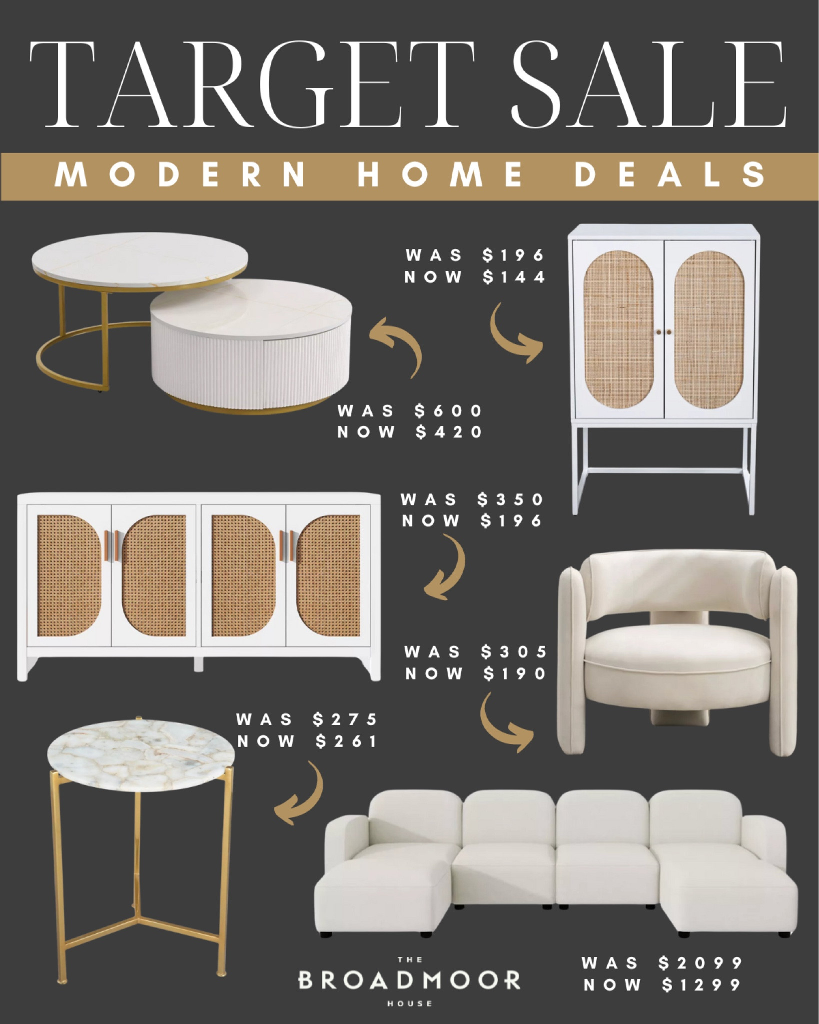 Target deals, Target home, Target sale, Target furniture, white furniture, look for less, coffee table, sofa, accent chair, armchair, Target finds, white home, modern home

Follow my shop @the_broadmoor_house on the @shop.LTK app to shop this post and get my exclusive app-only content!

#LTKSaleAlert #LTKStyleTip #LTKHome