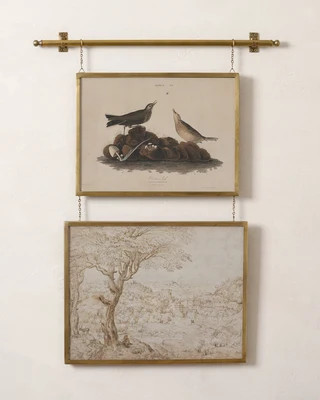 Magnolia Colleen Brass Rail Double Picture Frame - Colleen Brass Rail Double Picture Frame | Shop.app