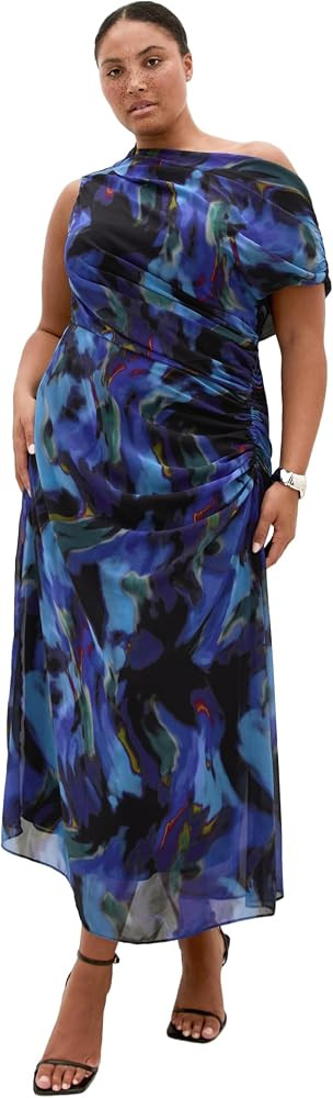 City Chic Plus Size Dress - Haze Print Maxi | Amazon (US)