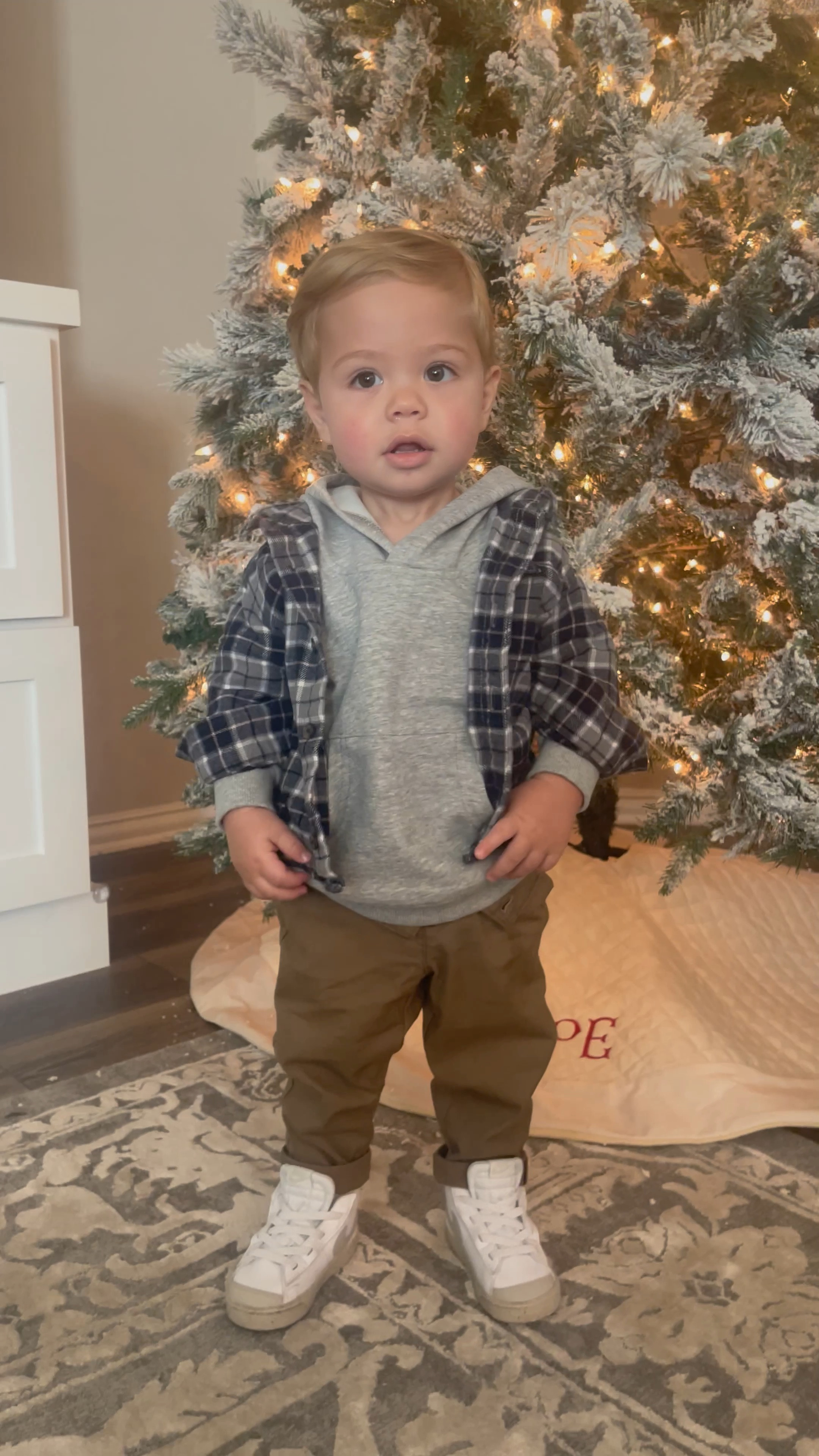 Toddler boy winter fall outfit hoodie flannel pants Nike shoe !!!

#LTKkids #LTKsalealert #LTKstyletip