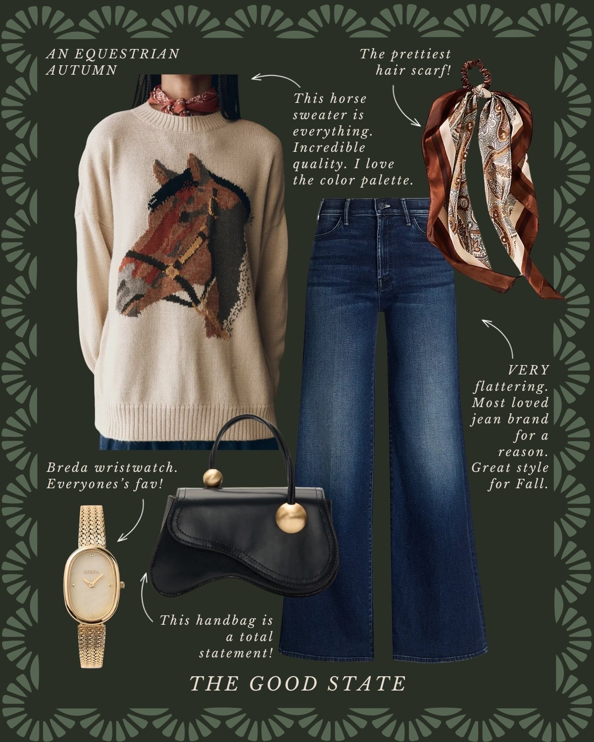 An Equestrian Autumn🍂 🐎 
This collection is for all the Ivy League girlies living their best life as the weather begins to cool down and the leaves begin to change. For the ladies whose wardrobes consist of traditional staples like a crisp white button up and a timeless blazer. This is for the Ralph Lauren lovers who appreciate a blend of casual and refined pieces. A blend of English Equestrian and Americana…with a touch of Gilmore Girls💁🏼‍♀️ The ones who love all things suede, plaid and of course good denim moment and a pair of riding boots. This is for the girlies who thrive when layering clothes and who accessorize with a silk scarf, wrist watch and leather bag. This collection is for the ladies who love quality pieces that are classic, preppy, polished and will stand the test of time and outlive the ever changing trends. This is for you, my fellow Fall girlies🍂

#ltkstyletip #ltkunder50 #amazonfashion #founditonamazon #ltksalealert #slowliving #romantizeyourlife #fall #fallstyle #fallseason #autumn #90sera #90style #90saesthetic #ralphlauren #equestrian #horserider #americana #fallfashion #falloutfit #preppyfashion #ivyleague
Wedding guest, jeans, back to school, college outfit ideas, riding boots, wedding guest dress, western style, JCrew, JCrew factory, Anthropologie, Anthro, quince, nordstrom, tuckernuck, Walmart fashion, H&M, mini dress, fall photoshoot, designer look for less, saddle bag, boots, jacket, coat, family photos outfits, madewell, Toups and co, clean beauty, Kate spade, Amazon fashion, loafers, Breda, Susan Shaw, loeffler Randall, the good state, Lauren England 

#LTKFindsUnder50 #LTKStyleTip #LTKSaleAlert