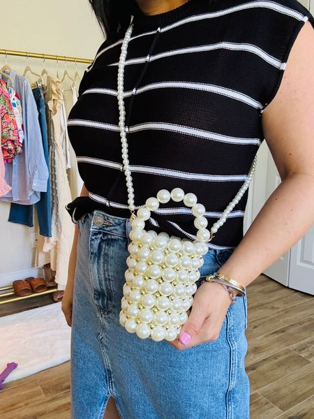 Pearl handbag
Crossbody bag
Spring outfit 

#LTKparties #LTKfindsunder50 #LTKitbag
