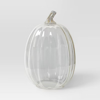 Glass Pumpkin Champagne - Threshold™ | Target