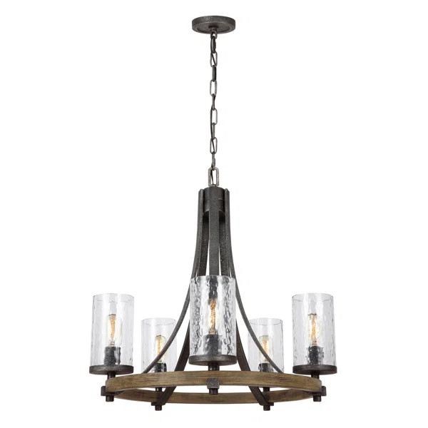 Forada Candle Style Wagon Wheel Chandelier | Wayfair North America
