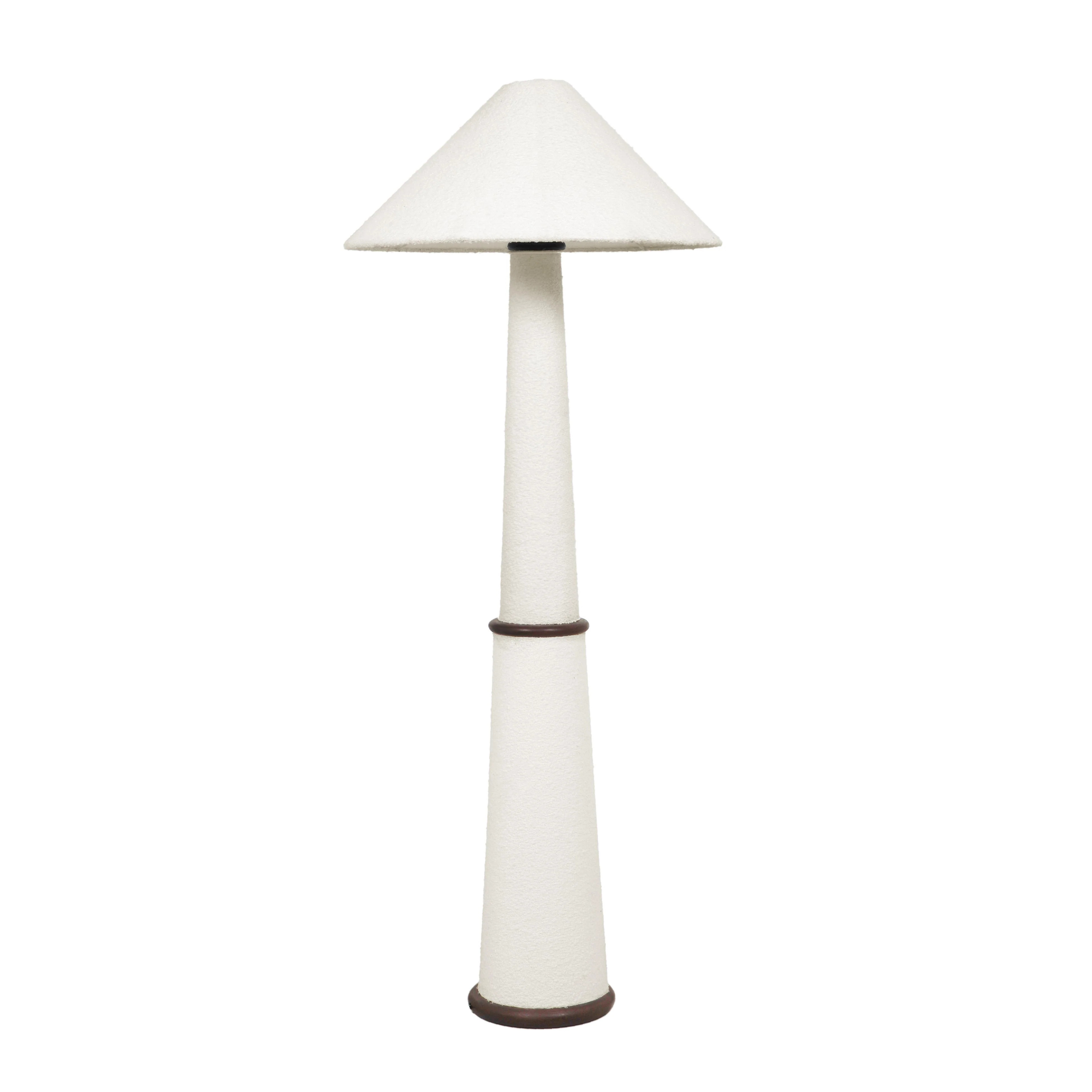 Faith White Boucle Floor Lamp | TOV Furniture