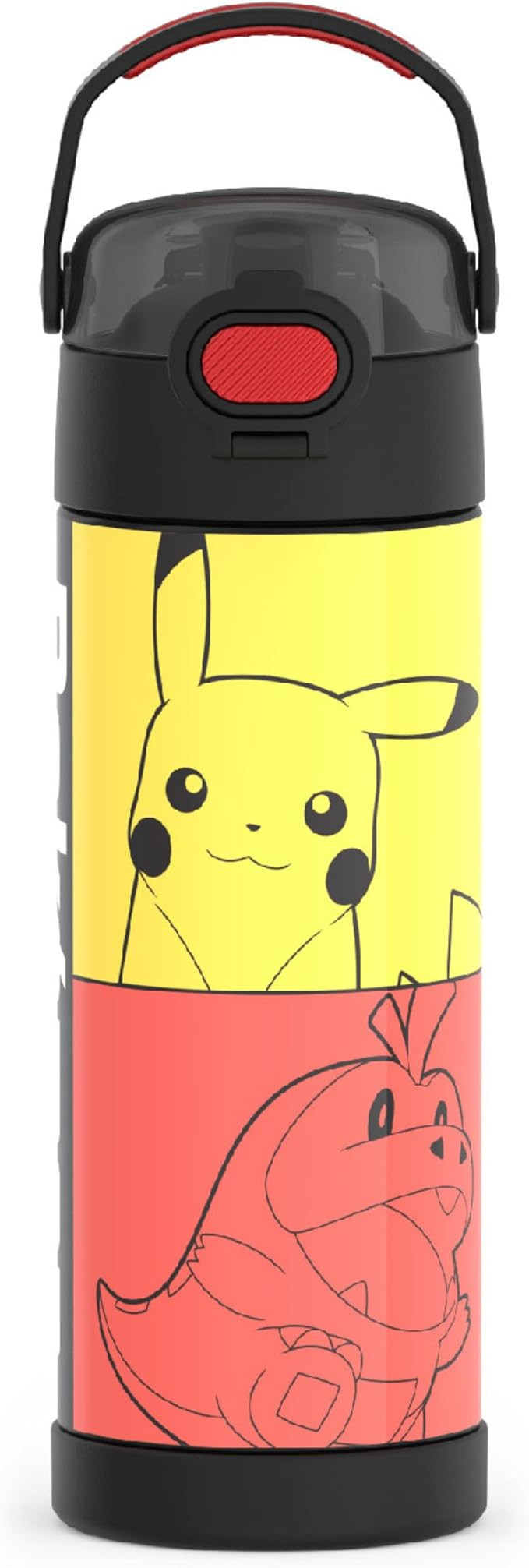 THERMOS FUNTAINER 16 Ounce Stainless Steel Vacuum Insulated Bottle with Wide Spout Lid, Pokemon | Amazon (US)