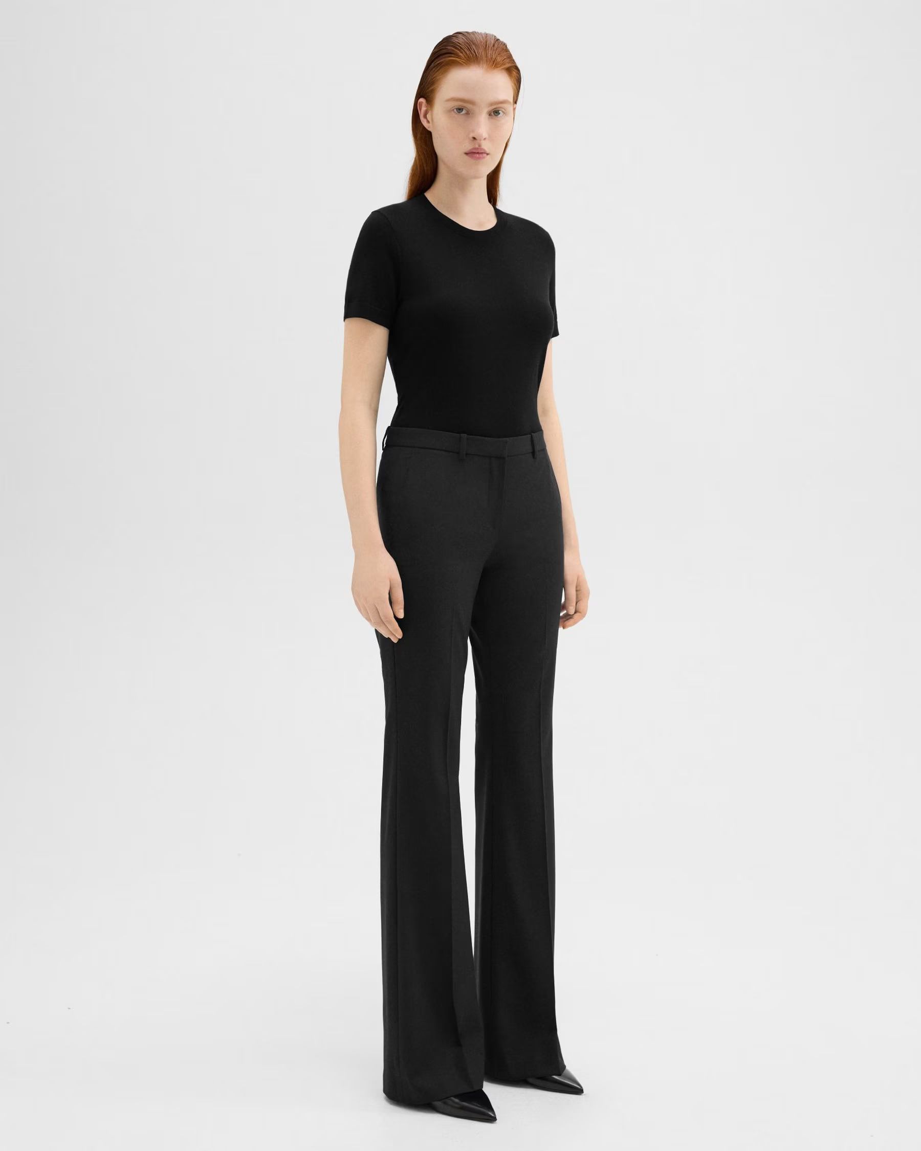 Demitria Pant in Good Wool | Theory