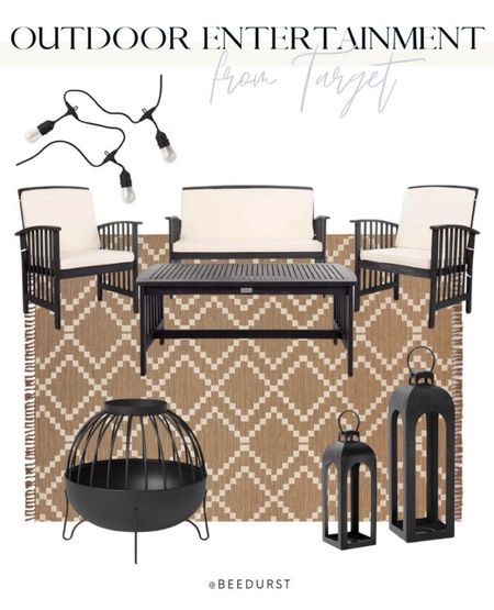 Patio furniture from target, outdoor furniture, patio decor, outdoor entertainment, outdoor dining, fire pit, outdoor rug, outdoor lighting

#LTKSeasonal #LTKFamily #LTKHome