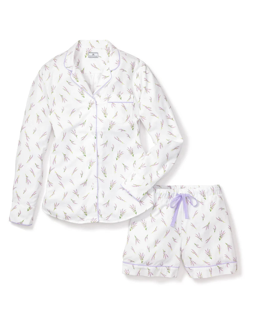 Women's Fields of Provence Long Sleeve Short Set | Over The Moon