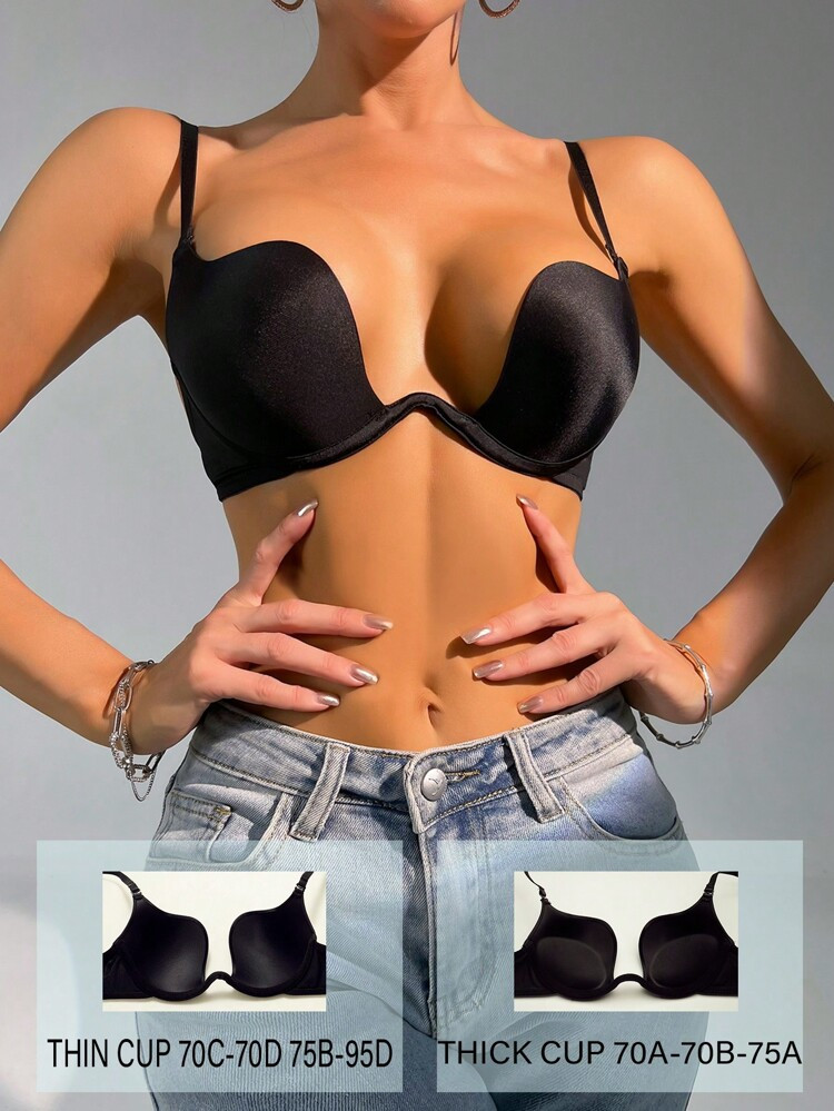 Plain Push Up Bra | SHEIN