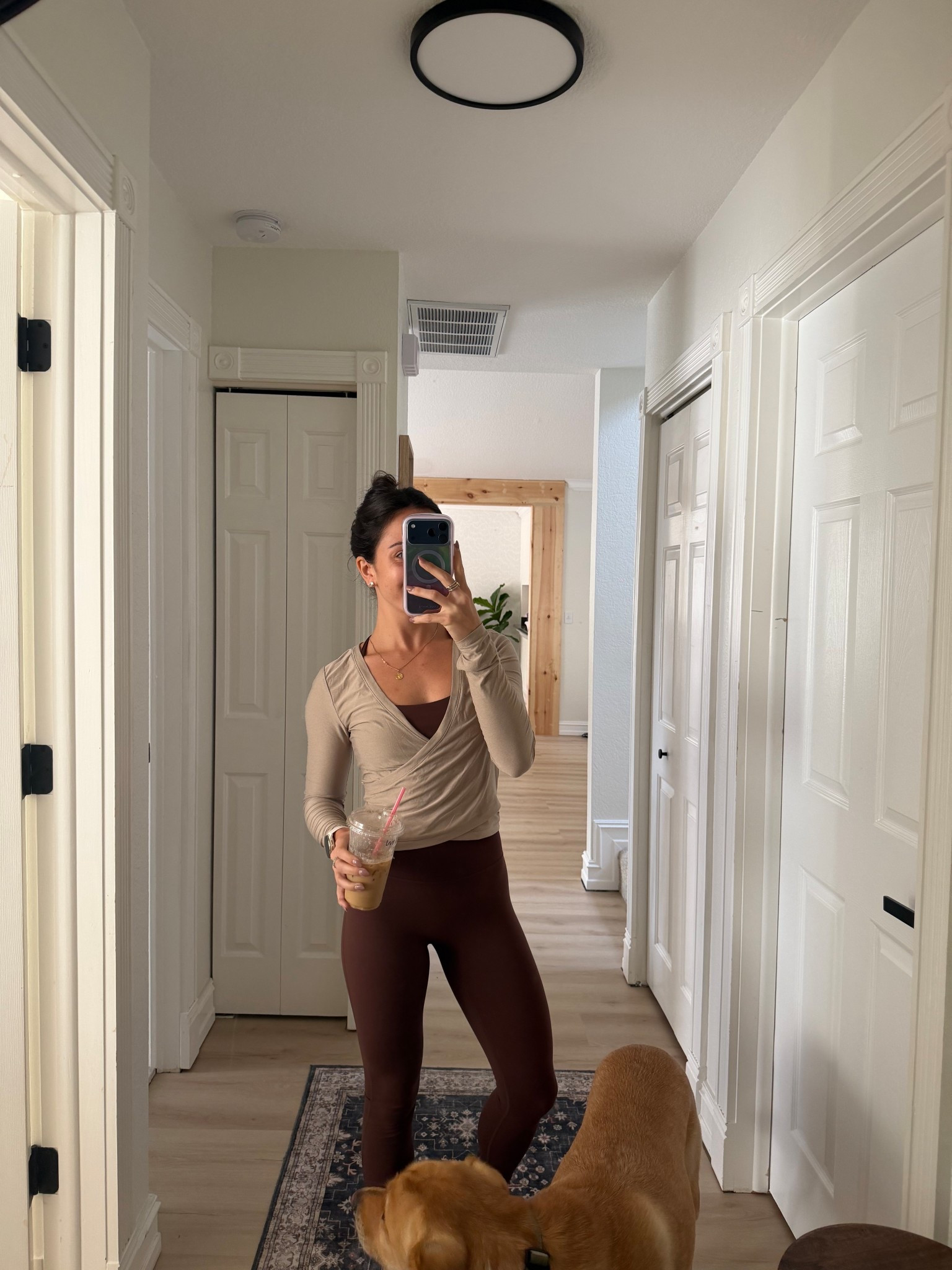 Pilates outfit! Wrap top is old navy last year, set is pavoi active from Amazon 

#LTKSeasonal #LTKActive #LTKFindsUnder100