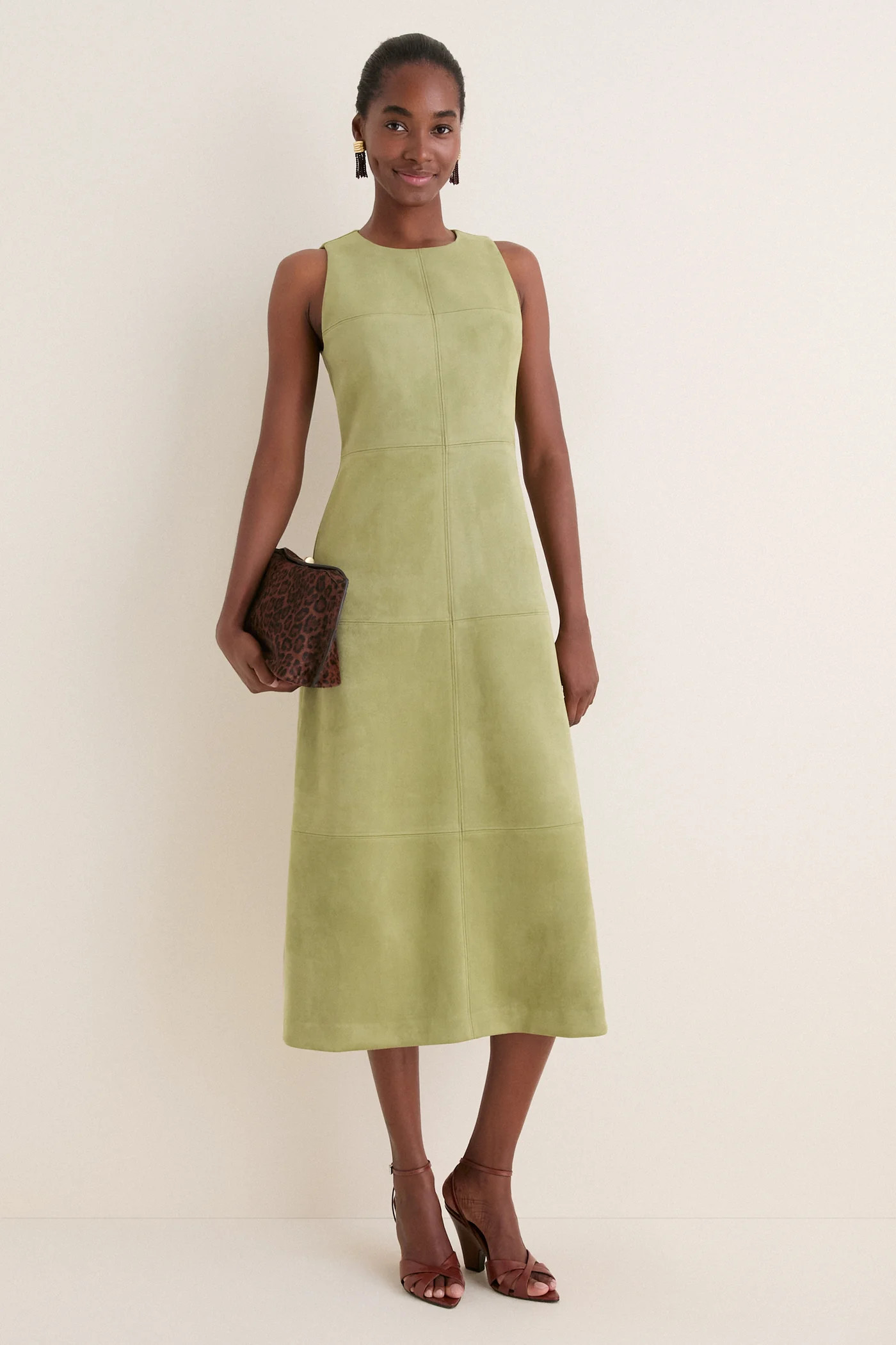 Moss Suede Manon Dress | Tuckernuck (US)