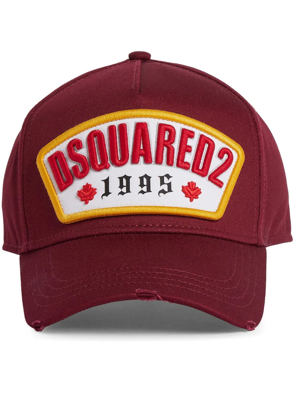 DSQUARED2 logo-appliqué Baseball Cap | Red | FARFETCH | Farfetch Global