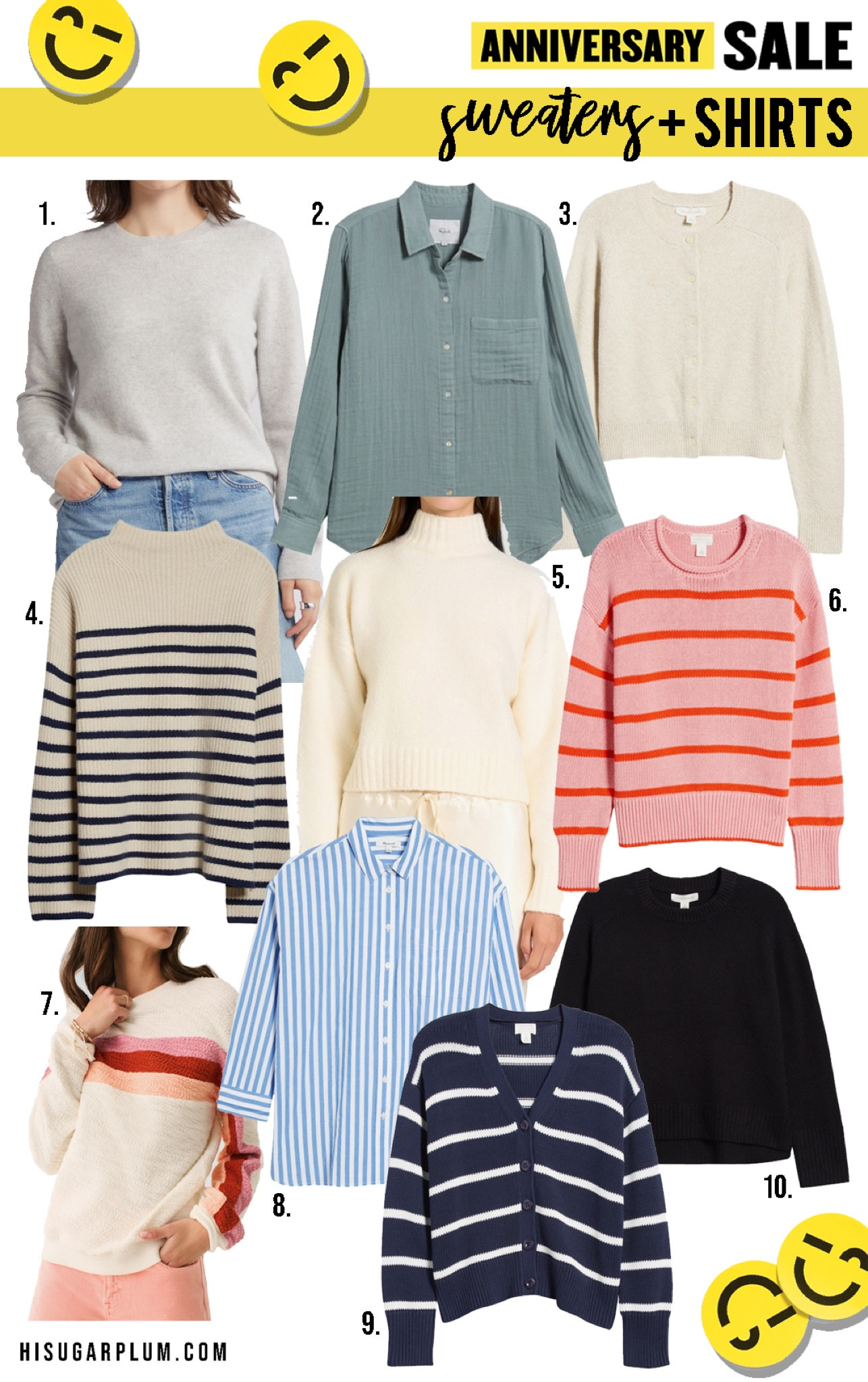 Best of Sweaters & Shirts - Nordstrom Anniversary Sale | Hi Sugarplum! #sugarplumstyle #sugarplumsales #nsale #nordstrom #nordstromanniversarysale

#LTKSaleAlert #LTKSeasonal #LTKxNSale