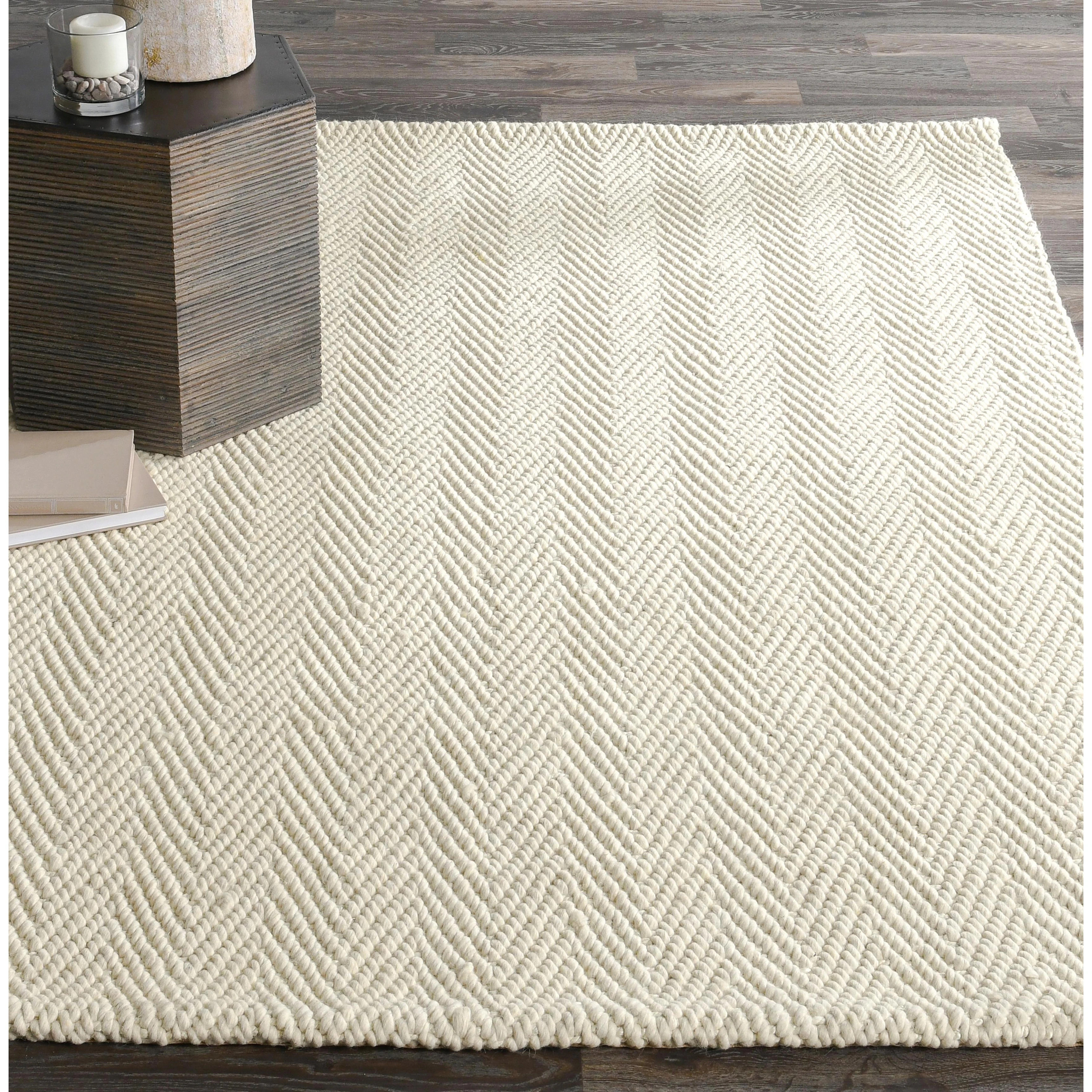 Villa by Classic Home Herringbone Handwoven Wool Blend Rug | Overstock
