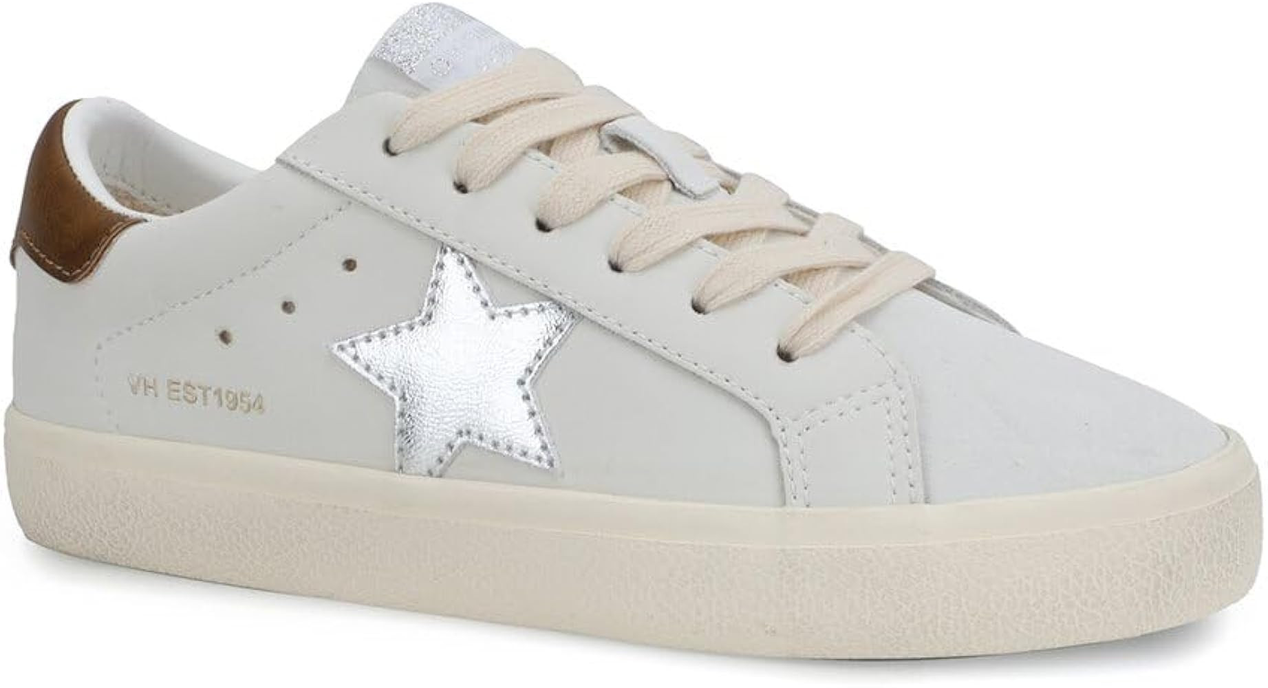 VINTAGE HAVANA Womens Flair Glitter Slip On Sneakers Shoes Casual - Gold, Grey, Silver | Amazon (US)