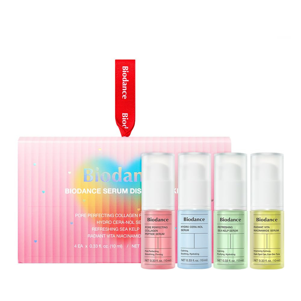 BIODANCE Serum Discovery Set: 4 Mini Serums Set, Korean Skin Care with Collagen Peptide, Ceramide... | Amazon (US)
