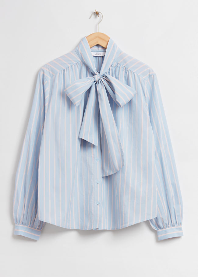 Relaxed Lavallière-Neck Blouse | & Other Stories US