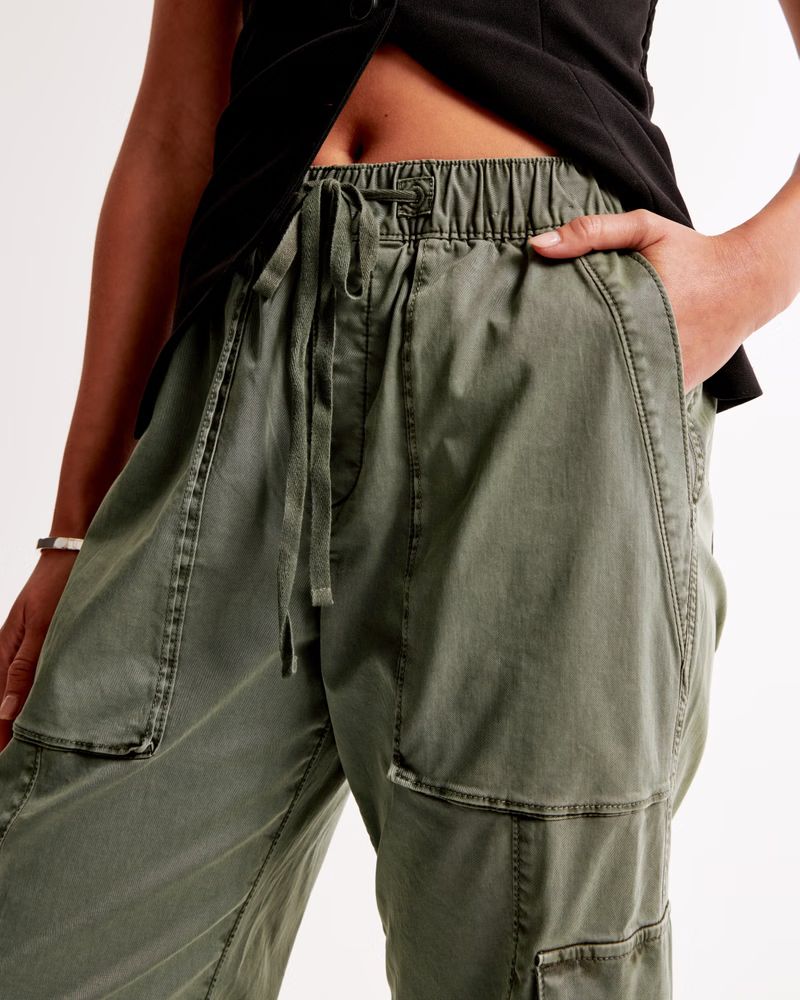 Baggy Cargo Pull-On Pant | Abercrombie & Fitch (US)
