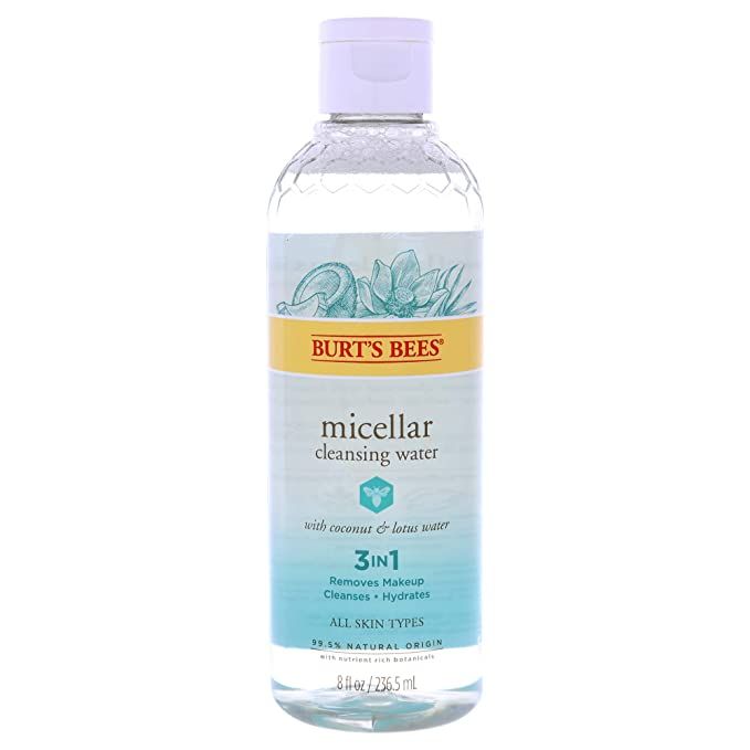 Burt's Bees Micellar Cleansing Water with Coconut & Lotus Extract, 8 Oz (Package May Vary) | Amazon (US)