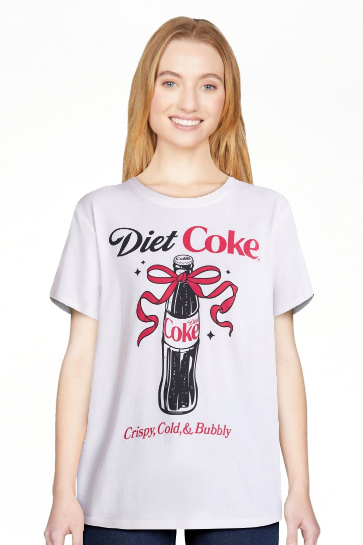 Diet Coke Women's Graphic Tee with Short Sleeves, Sizes XXS-XXL | Walmart (US)