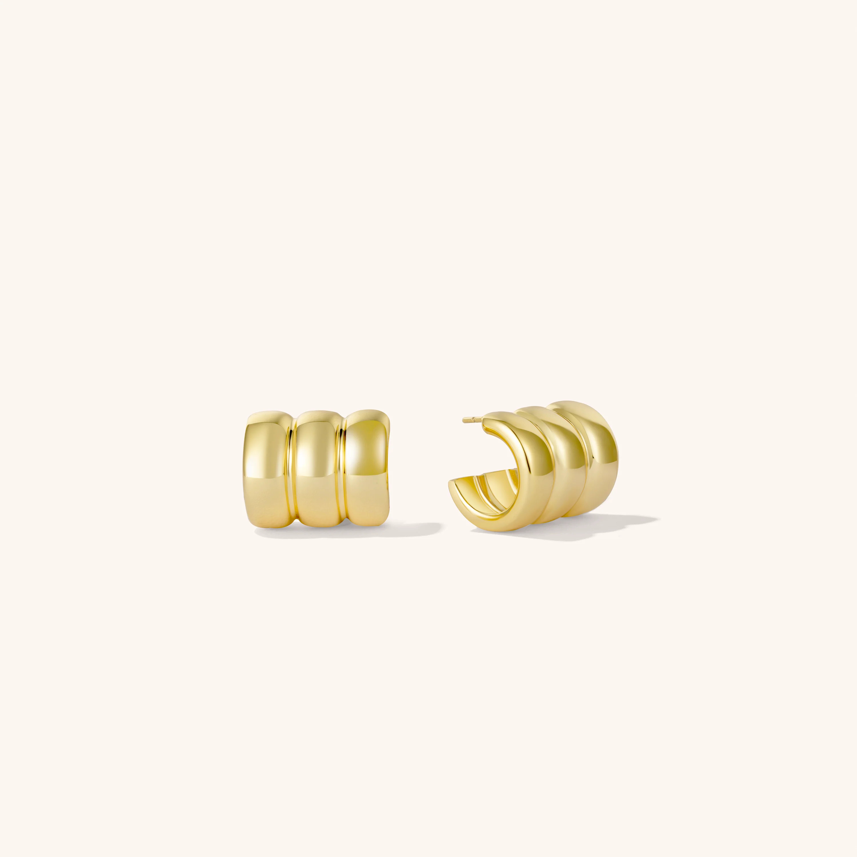 Tunnel Hoop Earrings | Victoria Emerson