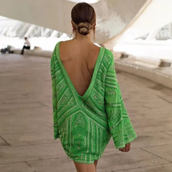 Zara Beaded Tunic Dress | Poshmark