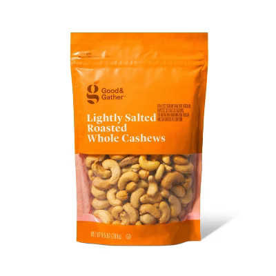 Lightly Salted Roasted Whole Cashews - 9.5oz - Good & Gather™ | Target