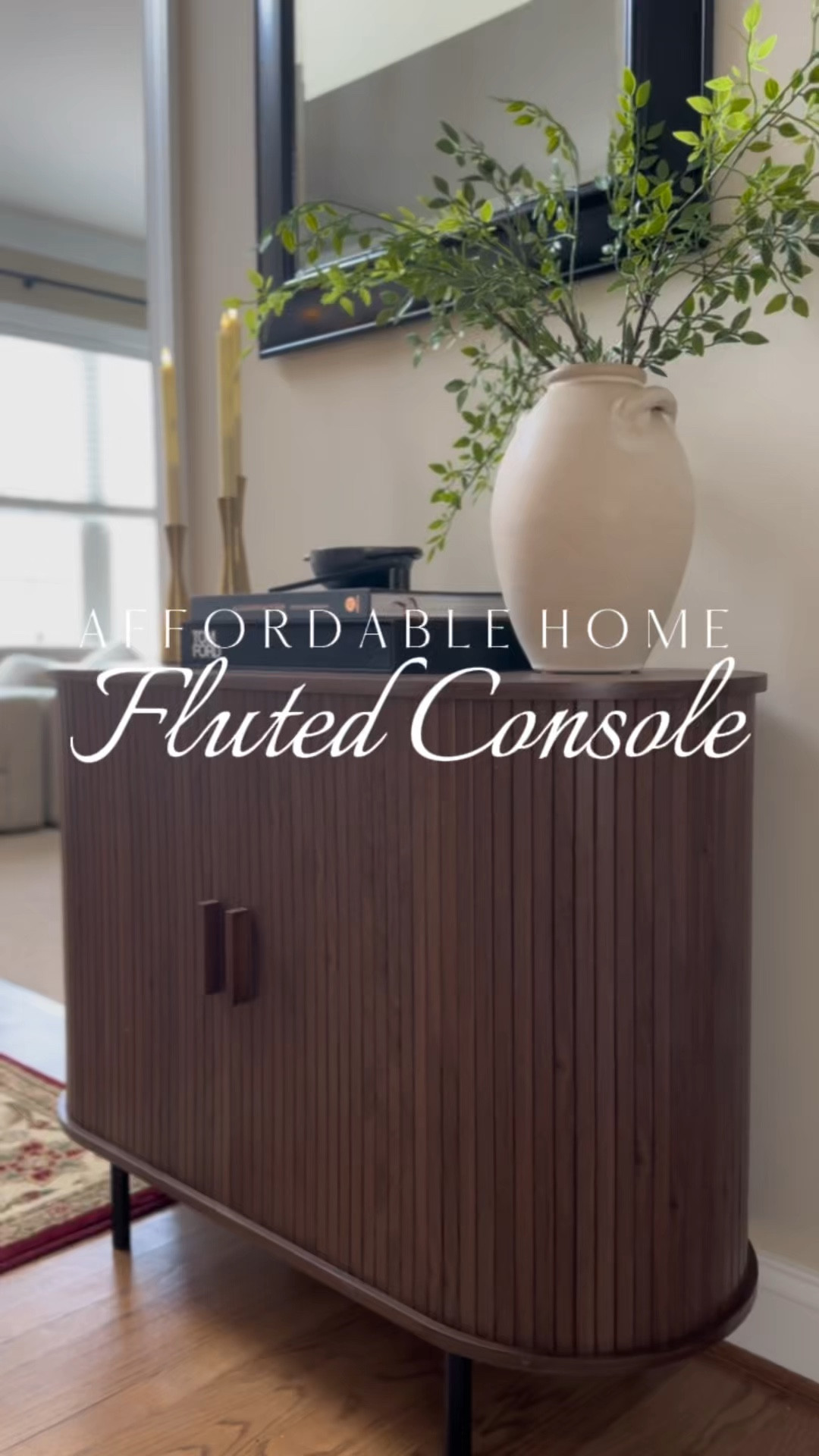You won't believe the price of this gorgeous fluted console cabinet that looks so high end 🤯

It has ample storage and is the perfect size if you have a smaller entryway area. The inside is perfect for functioning as a concealed bar if you place in a dining room or den!

Amazon home // Amazon favorite finds // affordable console cabinet // designer inspired home 

#LTKFindsUnder100 #LTKStyleTip #LTKHome