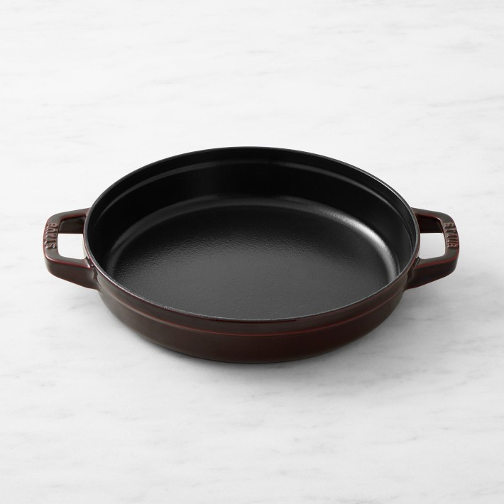 Staub Enameled Cast Iron Double-Handle Fry Pan, 10" | Williams-Sonoma