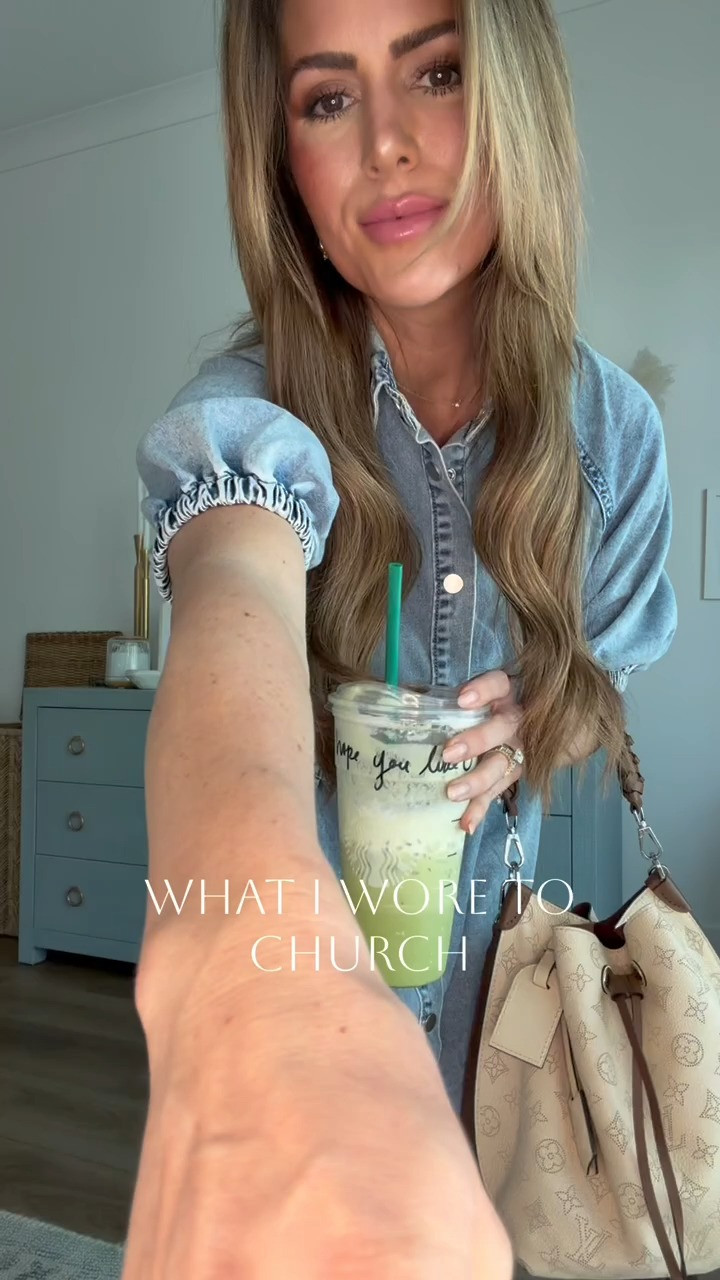 Cute denim dress perfect for spring, amazon finds, denim dress, denim look, jess fay 

 #LTKOver40