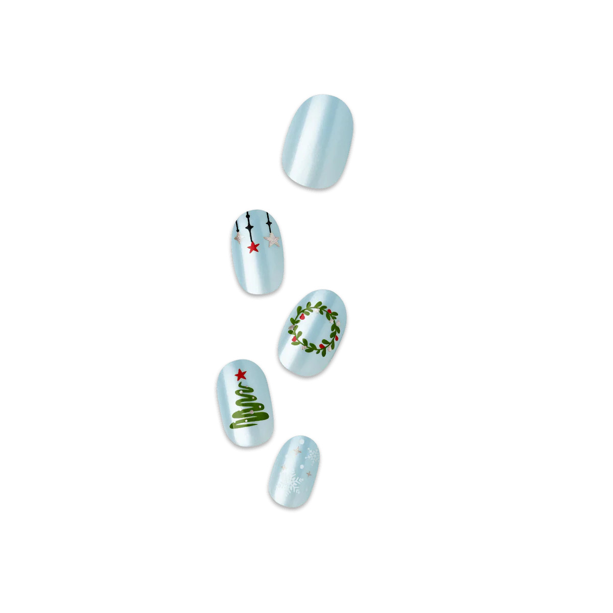 imPRESS Holiday Press On Nails - Frosty Tale | KISS, imPRESS, JOAH